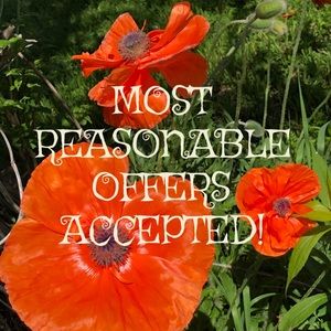 Most reasonable offers accepted!